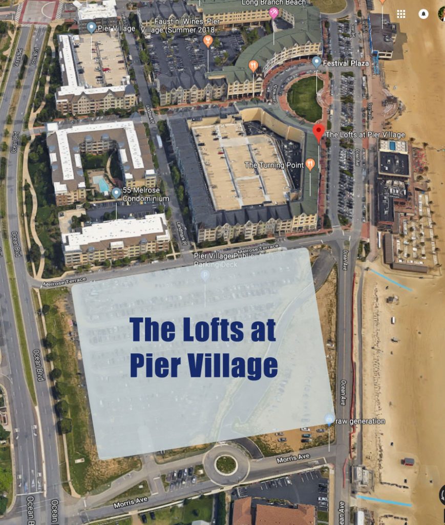 Aerial View of The Lofts at Pier Village