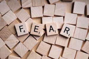 Fear Scrabble Letters