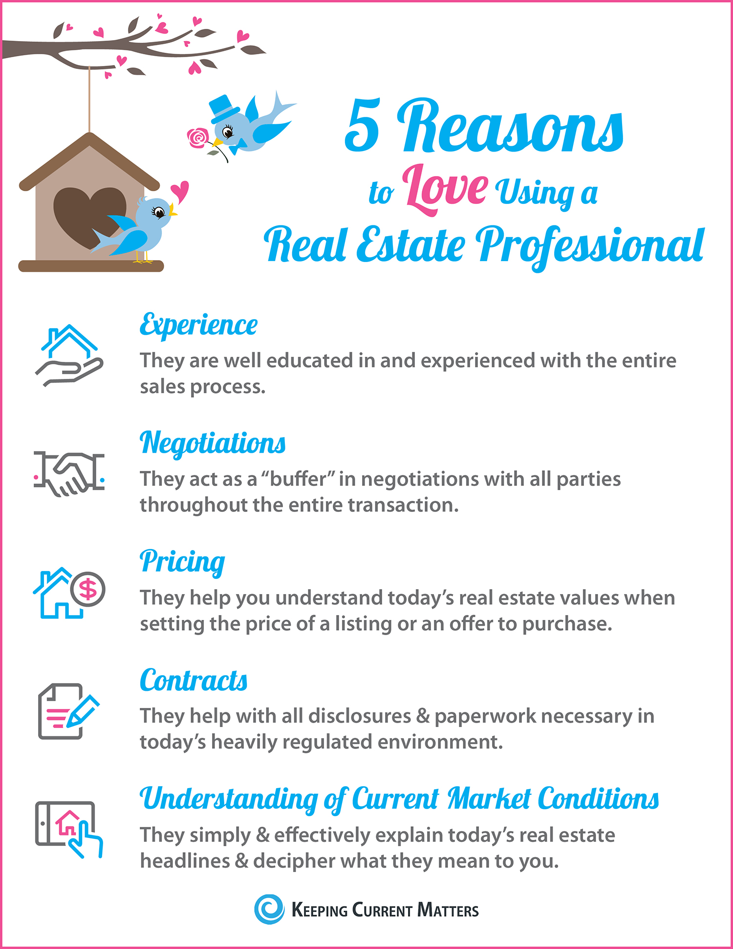 5 Reasons to Love Hiring A Real Estate Pro [INFOGRAPHIC]