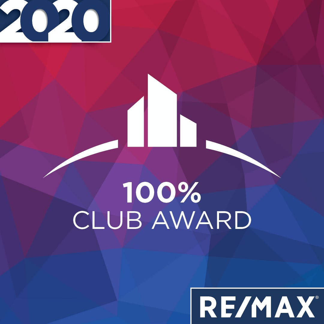 2020 100% Club Award
