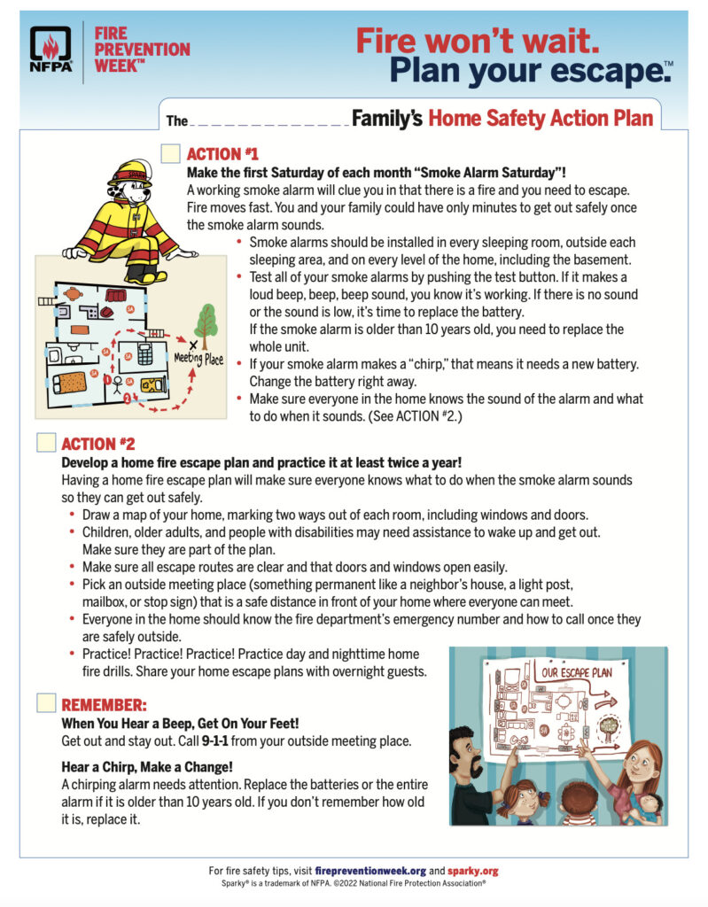 Family Home Action Safety Plan